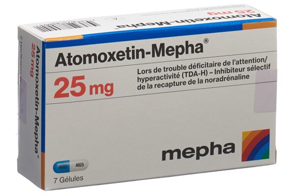 Atomoxetin-Mepha caps 25 mg 7 pce