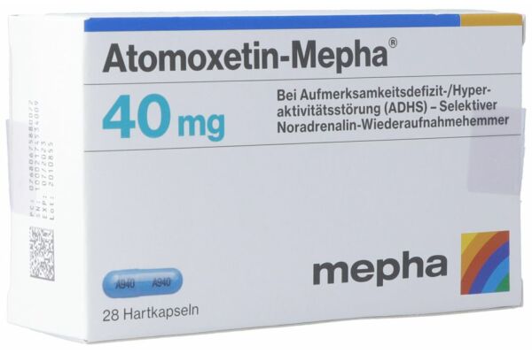Atomoxetin-Mepha caps 40 mg 28 pce