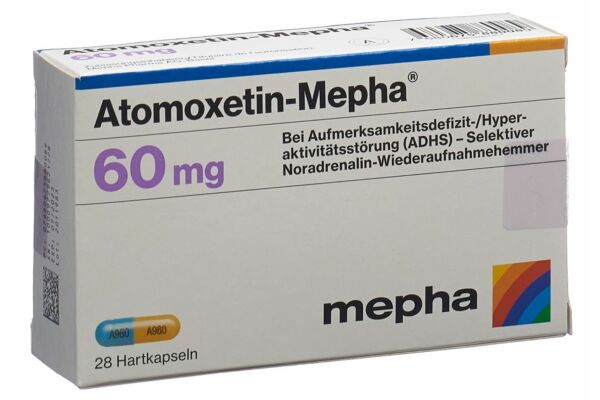 Atomoxetin-Mepha Kaps 60 mg 28 Stk