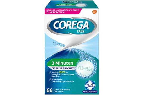 Corega 3Minutes Cleanser tabs 66 pce