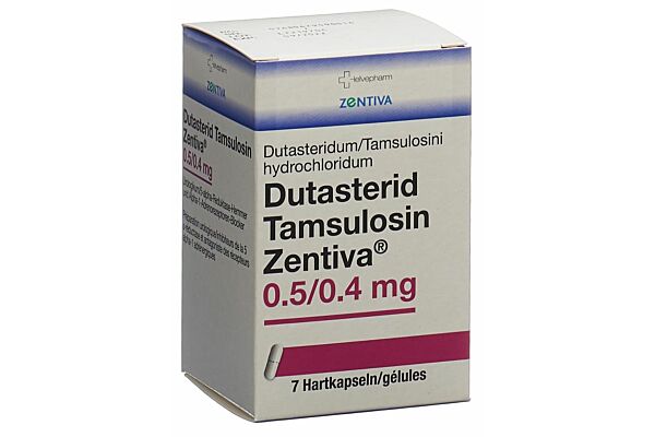Dutasterid Tamsulosin Zentiva Kaps 0.5/0.4 mg Ds 7 Stk