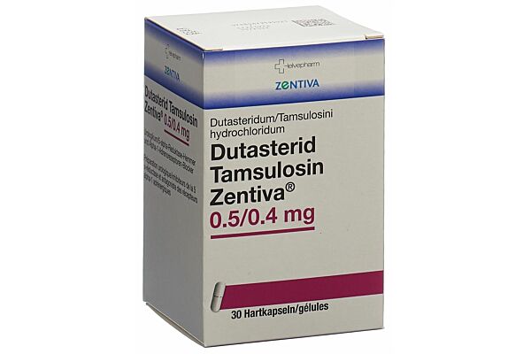 Dutasterid Tamsulosin Zentiva Kaps 0.5/0.4 mg Ds 30 Stk