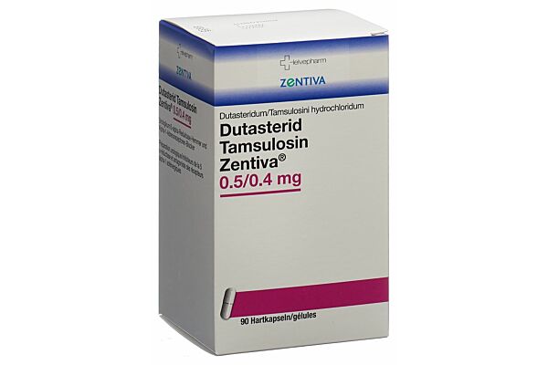 Dutasterid Tamsulosin Zentiva Kaps 0.5/0.4 mg Ds 90 Stk