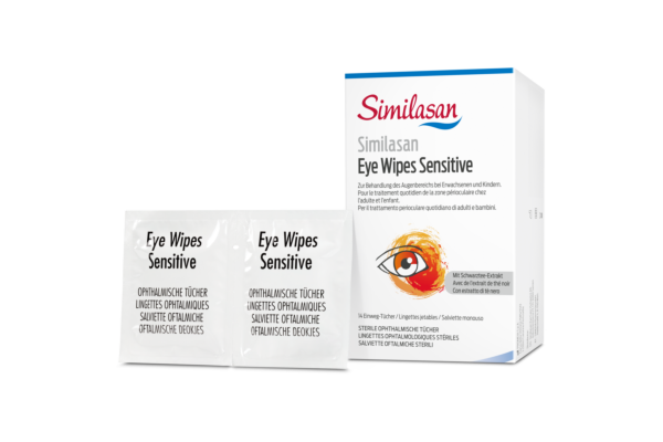 Similasan Eye Wipes Sensitive sach 14 pce