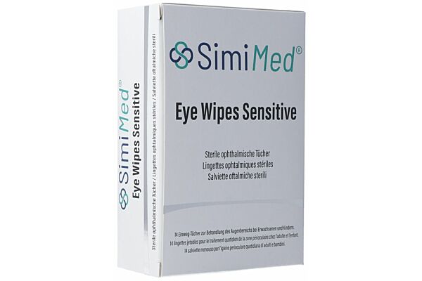 SimiMed Eye Wipes Sensitive sach 14 pce
