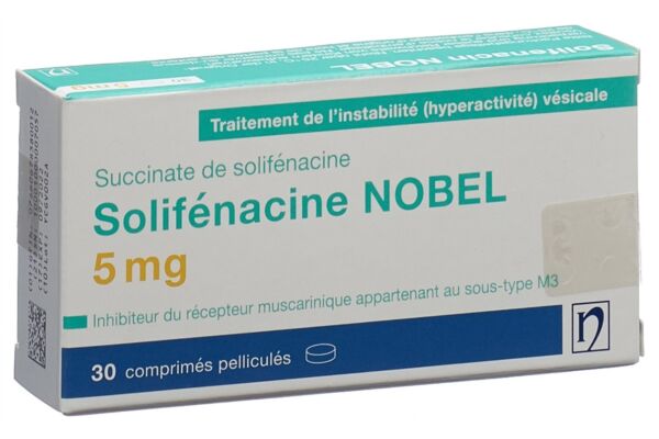 Solifenacin NOBEL Filmtabl 5 mg 30 Stk