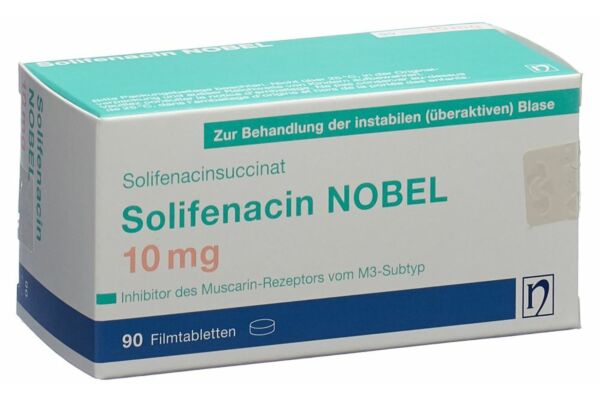 Solifenacin NOBEL Filmtabl 10 mg 90 Stk