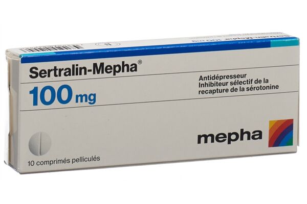 Sertralin-Mepha cpr pell 100 mg 10 pce