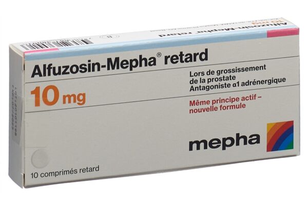 Alfuzosin-Mepha retard cpr ret 10 mg 10 pce