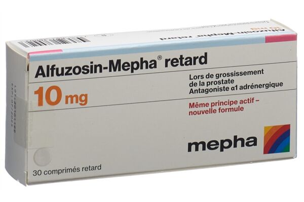 Alfuzosin-Mepha retard cpr ret 10 mg 30 pce