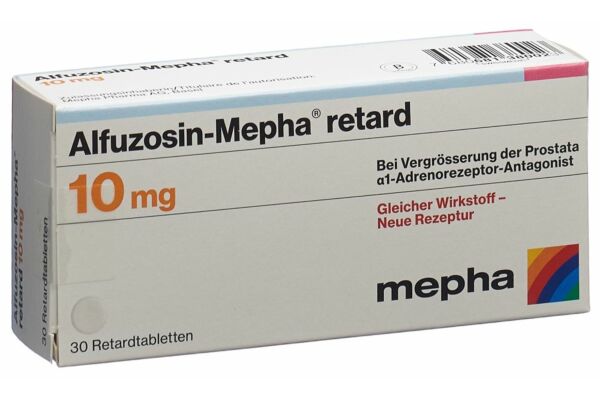 Alfuzosin-Mepha retard Ret Tabl 10 mg 30 Stk