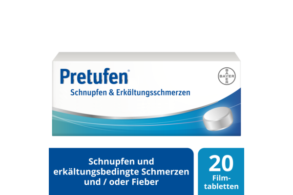 Pretufen Schnupfen & Erkältungsschmerzen Filmtabl 20 Stk