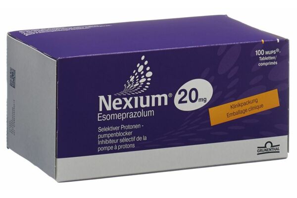 Nexium Mups Tabl 20 mg 100 Stk