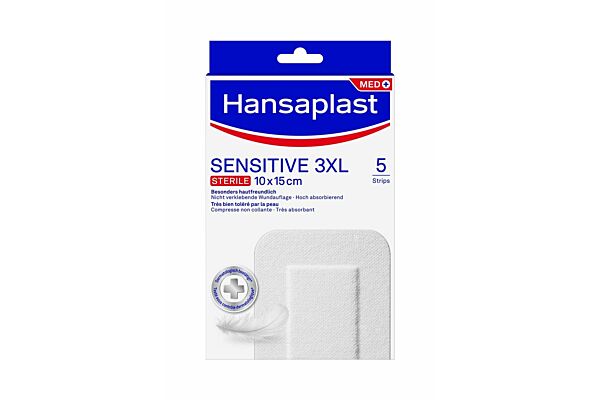 Hansaplast Sensitive Strips 3XL 5 Stk