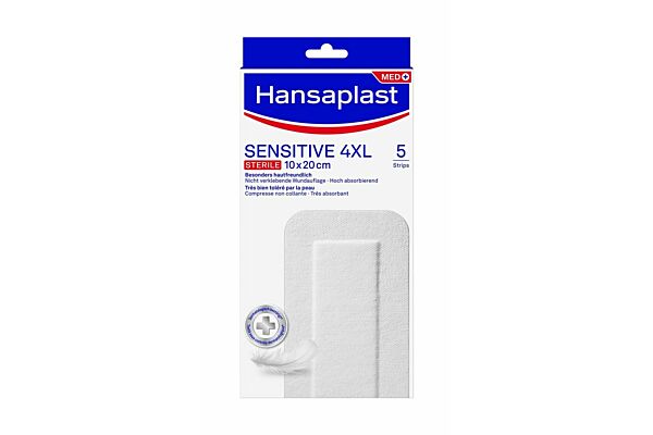 Hansaplast Sensitive Strips 4XL 5 pce