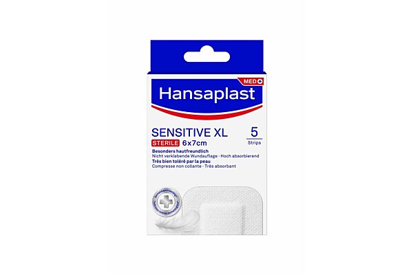 Hansaplast Sensitive Strips XL 5 Stk