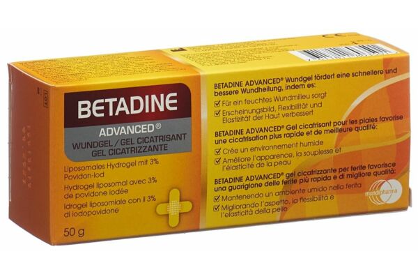 Betadine Advanced gel cicatrisant tb 50 g