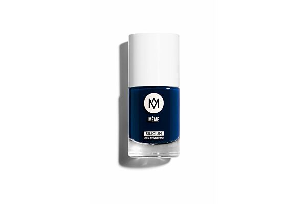 MEME Nagellack mit Silicium Marineblau 09 Fl 10 ml