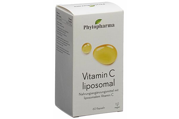 Phytopharma vitamine C caps liposomale bte 60 pce