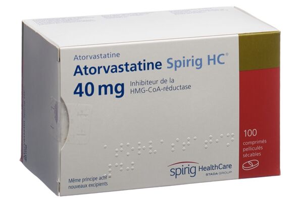 Atorvastatin Spirig HC Filmtabl 40 mg 100 Stk
