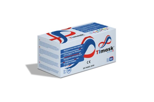 TImask Masque médical jetable type IIR élégance 50 pce