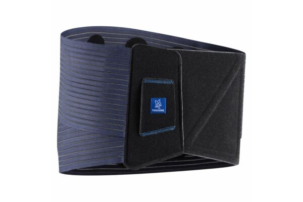 Thuasne LombaSkin ceinture de stabilisation lombaire Gr5 120-141cm légère noir/bleu