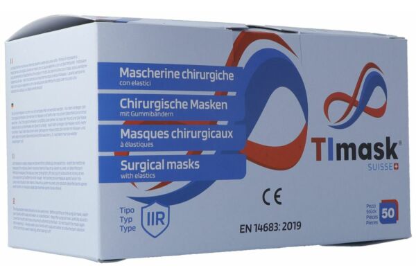 TImask Masque médical jetable type IIR camouflage 50 pce