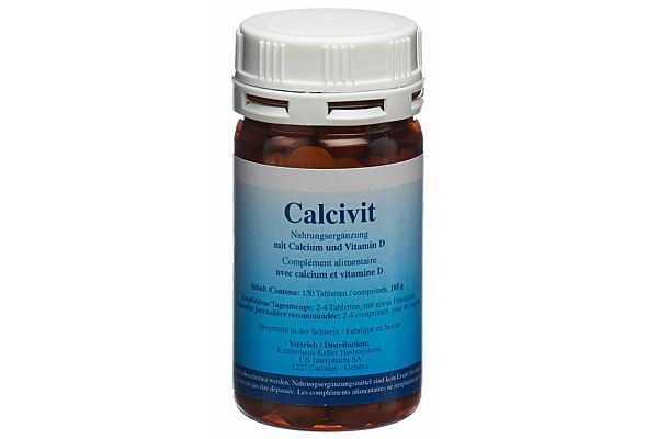 Calcivit Calcium und Vitamin D Tabl Ds 150 Stk