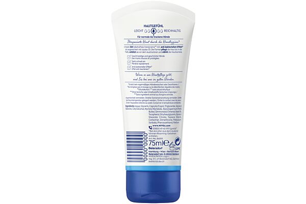 Nivea 3in1 Care & Protect Crème Mains Anti-Bakteriell tb 75 ml