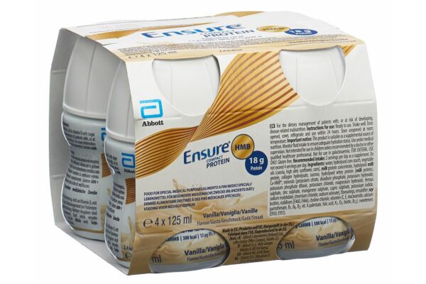 Ensure Compact protéines HMB vanille 4 x 125 ml