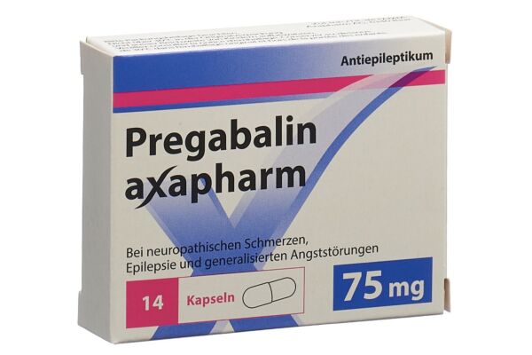 Pregabalin axapharm Kaps 75 mg 14 Stk