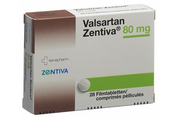 Valsartan Zentiva Filmtabl 80 mg 28 Stk