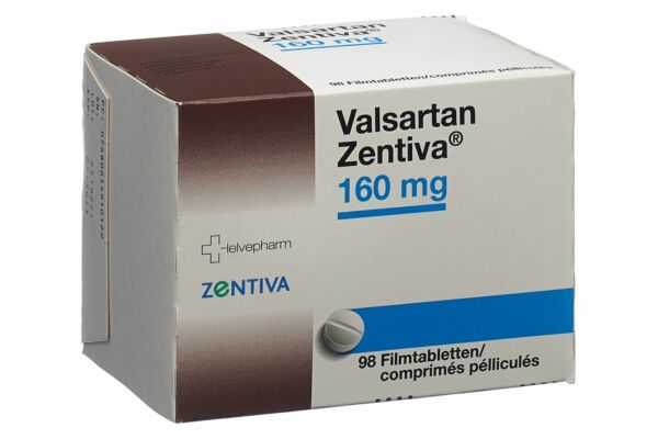 Valsartan Zentiva Filmtabl 160 mg 98 Stk