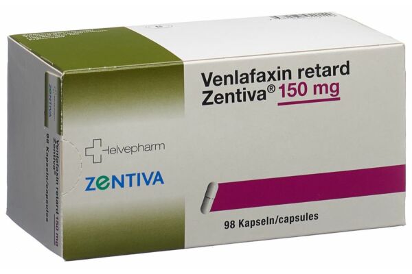 Venlafaxin retard Zentiva Ret Kaps 150 mg 98 Stk