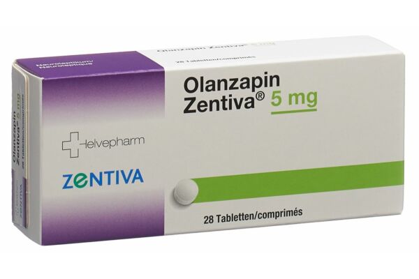 Olanzapin Zentiva Tabl 5 mg 28 Stk