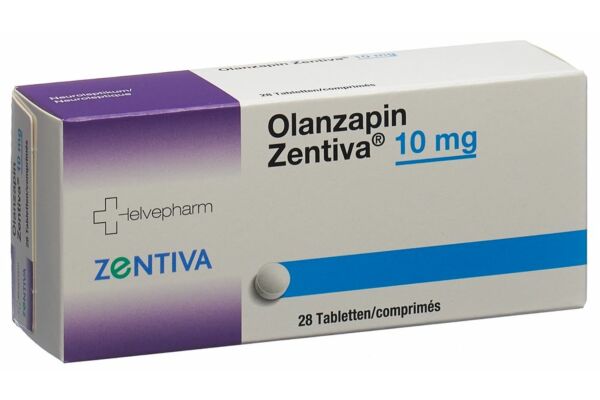 Olanzapin Zentiva Tabl 10 mg 28 Stk