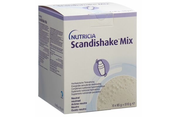 Scandishake mix pdr neutre 6 sach 85 g