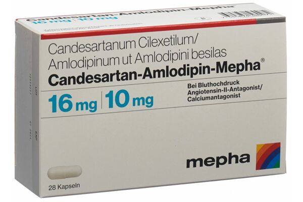 Candesartan-Amlodipin-Mepha caps 16mg/10mg 28 pce