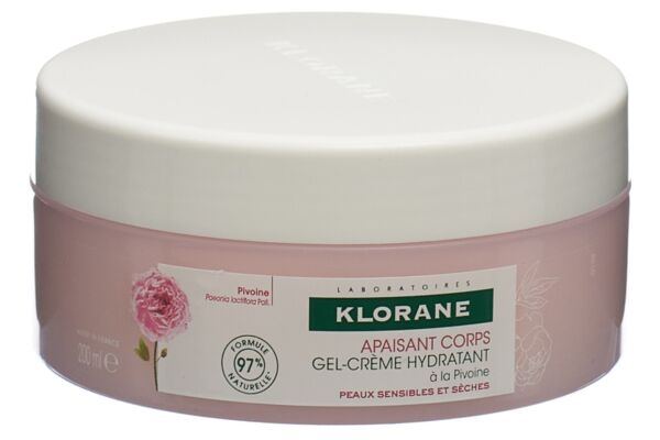 Klorane Pivoine gel-crème hydradant bio 200 ml