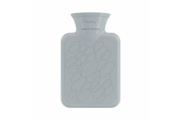 Fashy chauffe-poche 0.3l gris clair en boîte avec poignée pliable