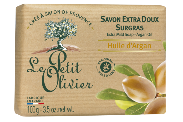 Le Petit Olivier savon extra doux huile d'argan 100 g