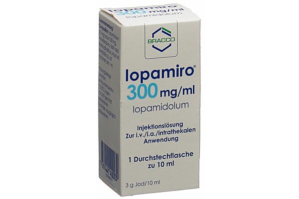 Iopamiro sol inj 300 mg/ml 10ml flacon