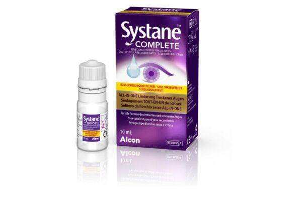 Systane Complete gouttes oculaires lubrifiantes  sans conservateur fl 10 ml