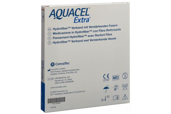 AQUACEL Extra Pansement Hydrofiber 15x15cm 5 pce