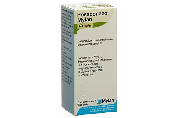 Posaconazol Mylan susp 40 mg/ml buvable fl 105 ml