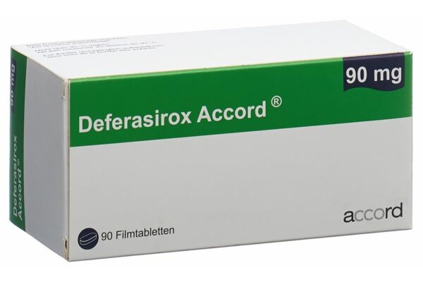 Deferasirox Accord cpr pell 90 mg 90 pce