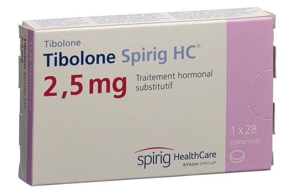 Tibolone Spirig HC cpr 2.5 mg 28 pce