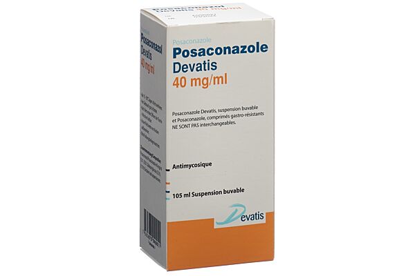 Posaconazole Devatis susp 40 mg/ml buvable fl 105 ml