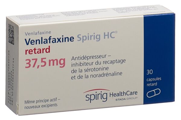 Venlafaxine Spirig HC caps ret 37.5 mg 30 pce