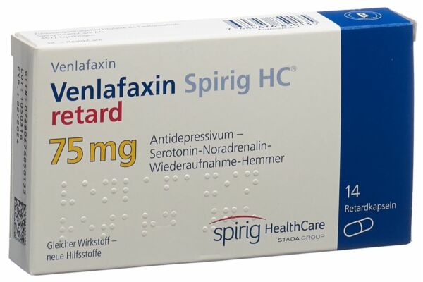 Venlafaxin Spirig HC Ret Kaps 75 mg 14 Stk